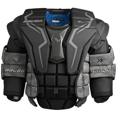Bauer Goalie Chest Protectors Bauer Elite (2023) Intermediate Black front