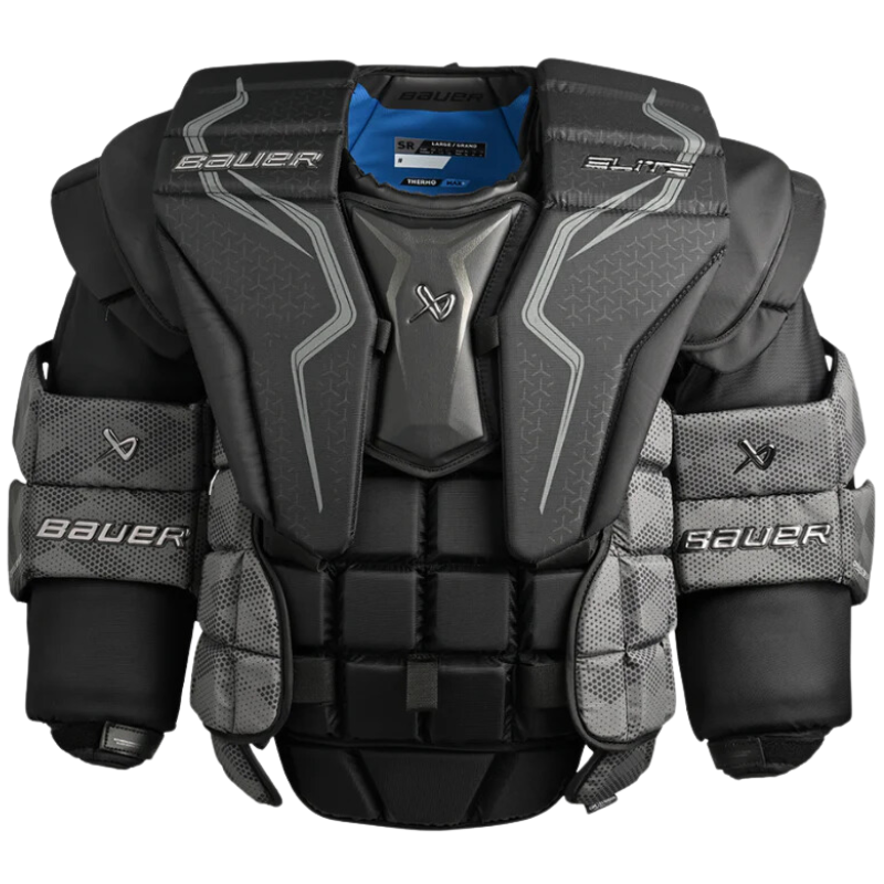 Bauer Goalie Chest Protectors Bauer Elite (2023) Intermediate Black front