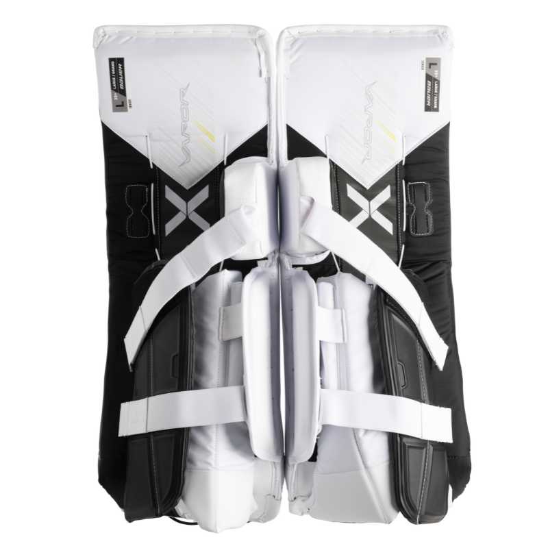Bauer Goalie Leg Pads Bauer Vapor Hyperlite 2 MTO (2023) Senior White/Black back of both
