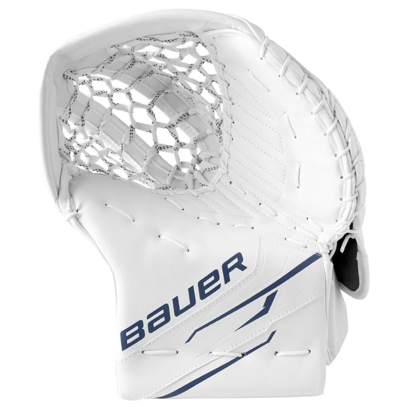Bauer Goalie Protective Gear Bauer GSX Hockey Goalie Catcher Junior 2026 White Blue