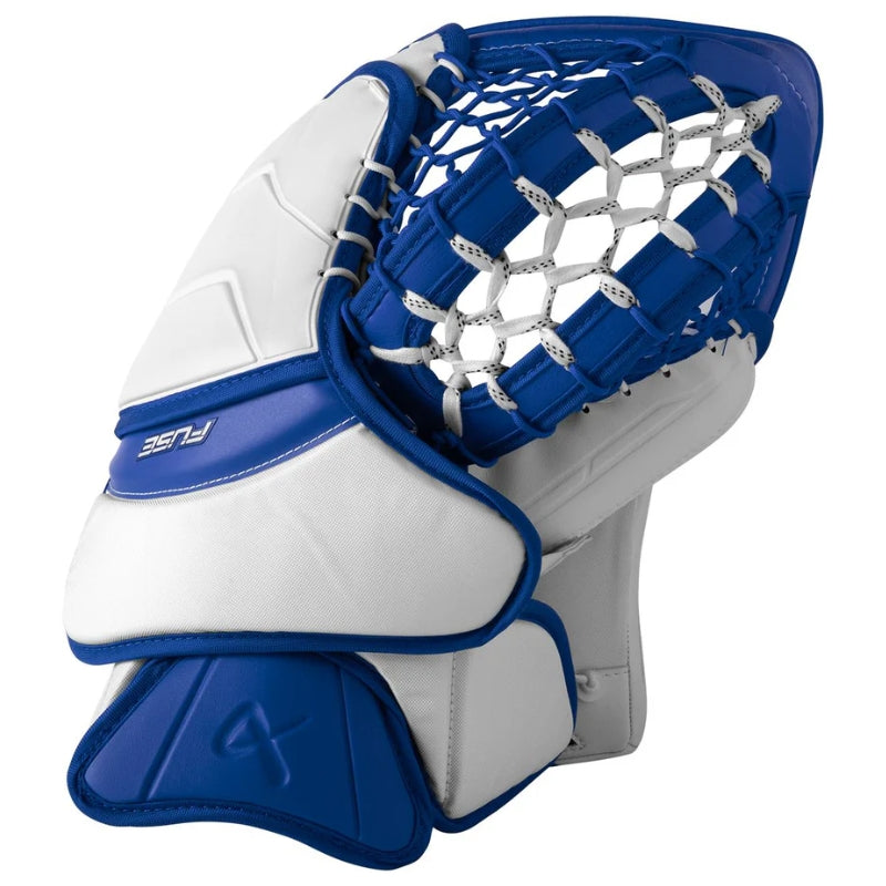 Bauer Goalie Protective Gear Bauer Supreme Fuse Hockey Goalie Catcher Senior 2026 White Blue REG