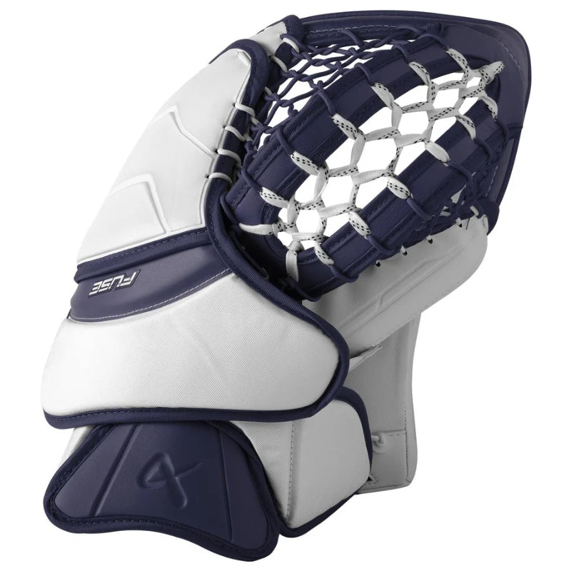 Bauer Goalie Protective Gear Bauer Supreme Fuse Hockey Goalie Catcher Senior 2026 White Navy REG