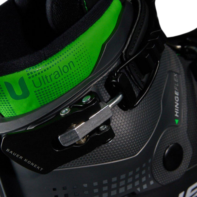 Bauer Goalie Skates Bauer Konekt (2022) Senior Black close-up of side buckle, facing right