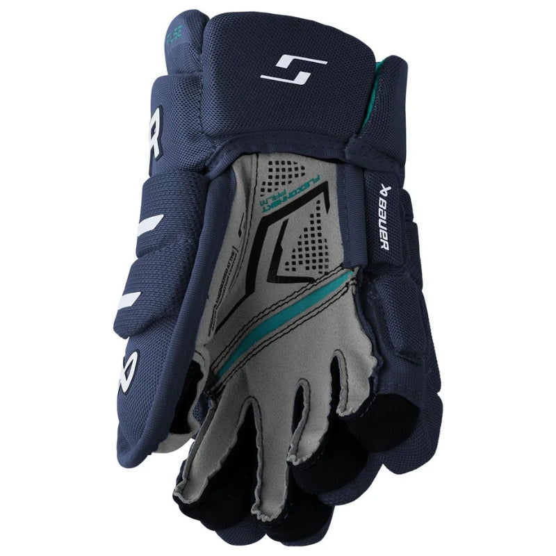 Bauer Hockey Protective Gear Bauer Supreme Fuse Hockey Gloves Youth 2026 Navy 8" 9"