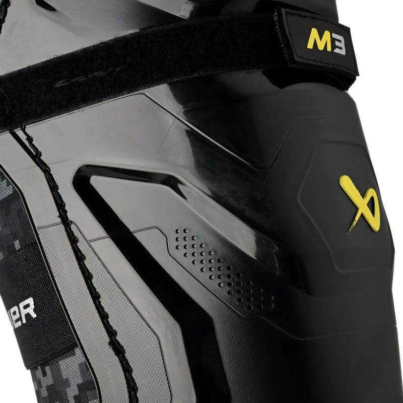Bauer Hockey Shin Guards Bauer Supreme M3 Intermediate Hockey Shin Guards Black