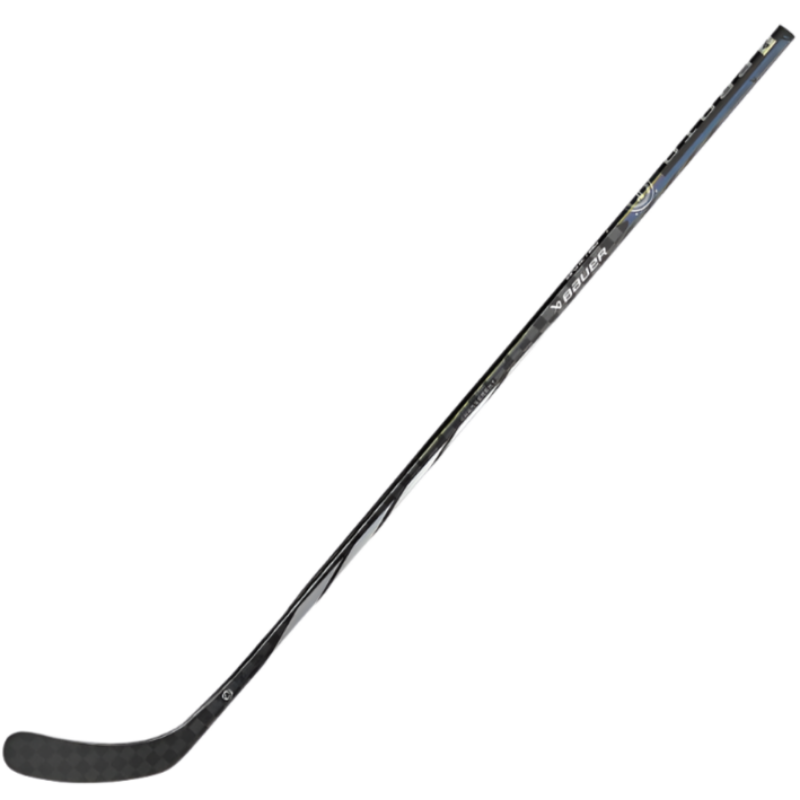 Bauer Hockey Sticks Bauer PROTO-R Grip (2023) Senior Black side diagonal with blade pointing left