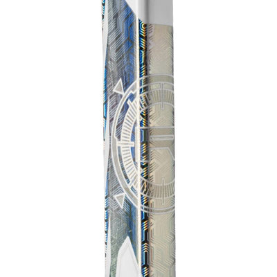 Bauer Hockey Sticks Bauer PROTO-R White Grip (2024) Senior White side vertical close-up of 'R'