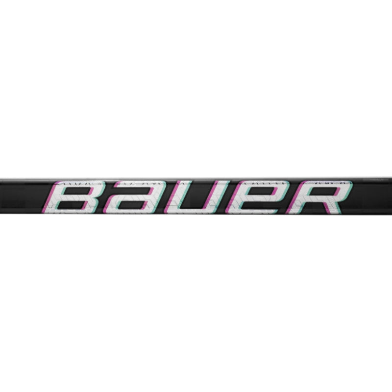 Bauer Hockey Sticks Bauer Proto 2 Black Grip Hockey Stick Junior Logo