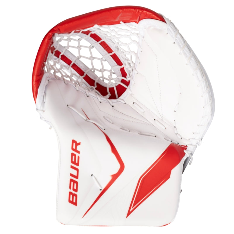 Bauer Ice Hockey Goalie Catchers Bauer Vapor Flylite (2025) Senior White/Red palm