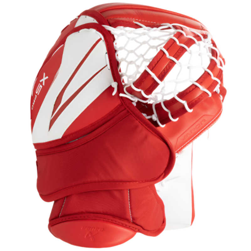 Bauer Ice Hockey Goalie Catchers Bauer Vapor X5 Pro MTO (2023) Intermediate Red/White back