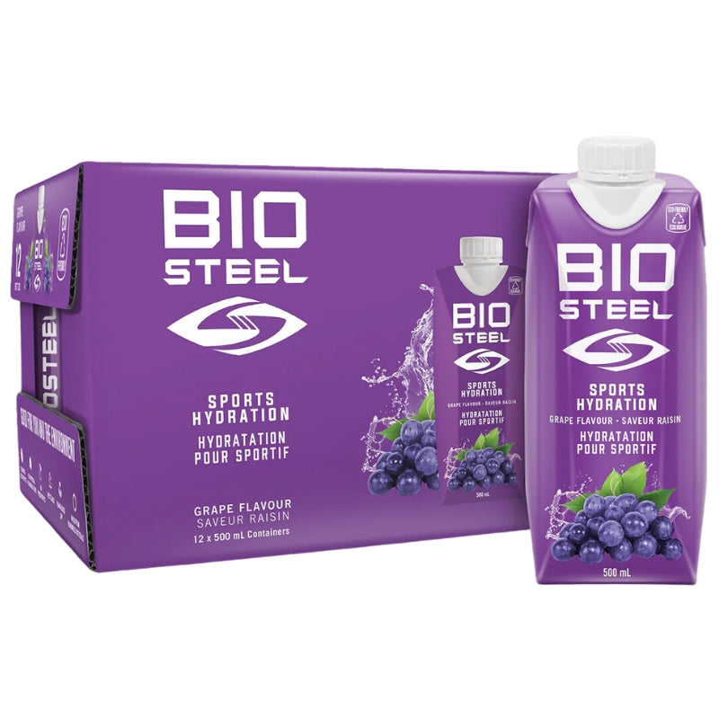 BioSteel Sports Beverages BioSteel Ready to Drink Sports Drink 500ml Tetra Pak Grape