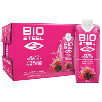 BioSteel Sports Beverages BioSteel Ready to Drink Sports Drink 500ml Tetra Pak Mixed Berry
