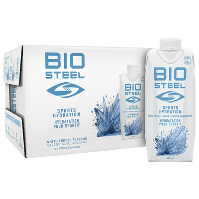 BioSteel Sports Beverages BioSteel Ready to Drink Sports Drink 500ml Tetra Pak White Freeze