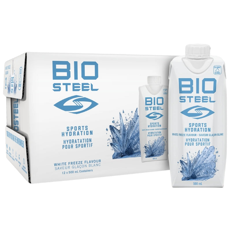 BioSteel Sports Beverages BioSteel Ready to Drink Sports Drink 500ml Tetra Pak White Freeze