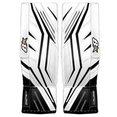 Brian's Goalie Leg Pads Brian's G-Netik X5 Junior White/Black front of both