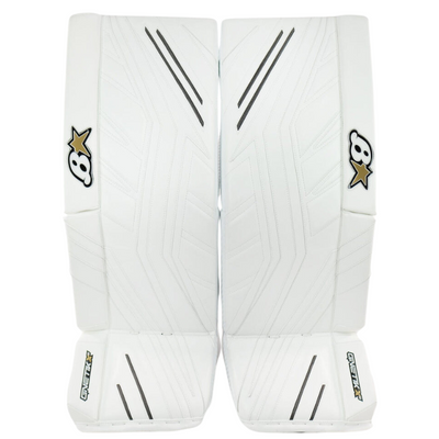 Brian's Goalie Leg Pads Brian's G-Netik X5 Junior White/White front of both