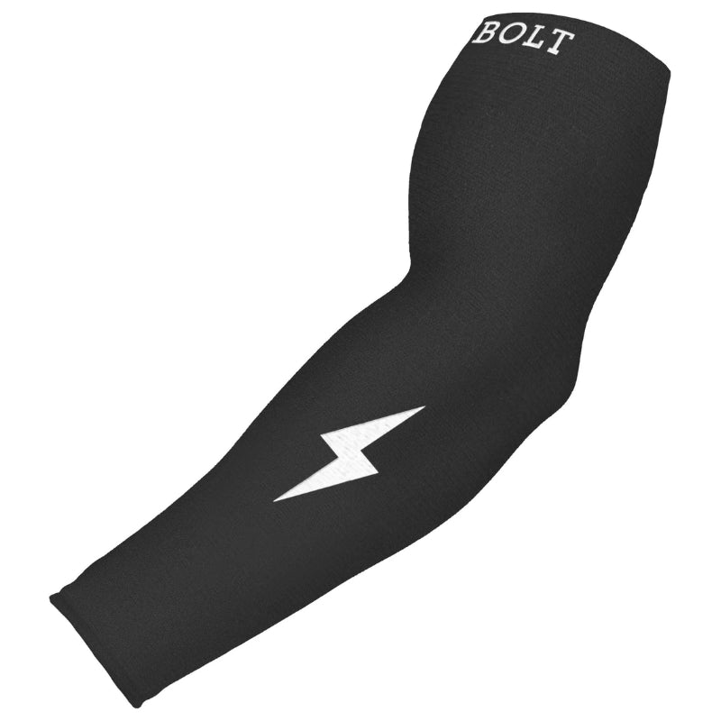 Bruce Bolt Baseball Accessories Bruce Bolt Graduated Compression Premium Baseball Arm Sleeve Youth Black