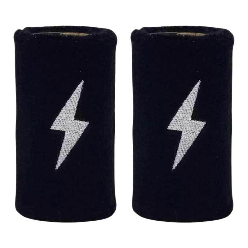 Bruce Bolt Baseball Equipment Bruce Bolt Premium Pro 4 inch Wristbands 2-Pack Black