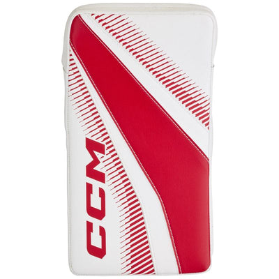 CCM Goalie Blockers CCM Phenom Source Exclusive (2025) Junior White/Red front