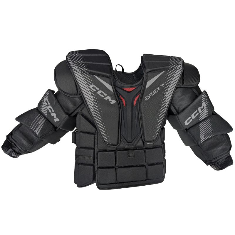 CCM Goalie Chest Protectors CCM EFLEX Extreme Flex 7.9 Source Exclusive (2025) Senior Black front