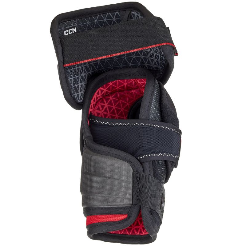 CCM Hockey Elbow Pads CCM Jetspeed Control Source Exclusive (2025) Junior Black back showing interior
