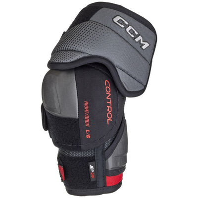 CCM Hockey Elbow Pads CCM Jetspeed Control Source Exclusive (2025) Junior Black front side facing left