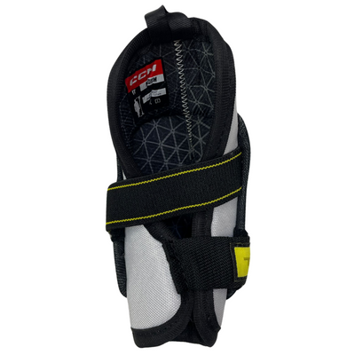 CCM Hockey Elbow Pads CCM Tacks Vector Source Exclusive (2023) Youth Black/White back showing interior