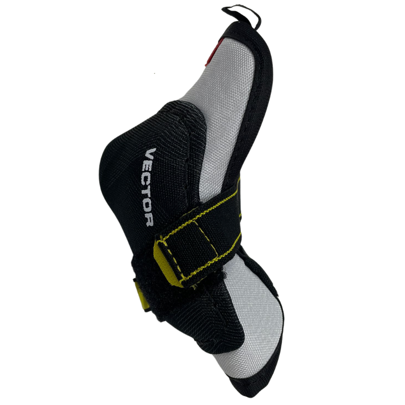 CCM Hockey Elbow Pads CCM Tacks Vector Source Exclusive (2023) Youth Black/White side facing left