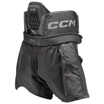 CCM Hockey Protective Gear CCM Axis F9 Hockey Goalie Pants Intermediate 2024 Black HPGF9:INT
