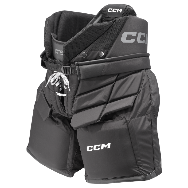 CCM Hockey Protective Gear CCM Axis F9 Hockey Goalie Pants Intermediate 2024 Black
