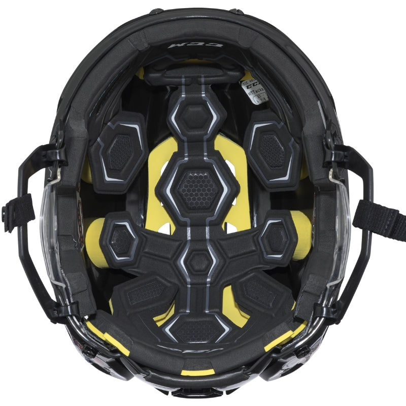 CCM Hockey Protective Gear CCM Tacks 310 Hockey Helmet Senior Black Inside