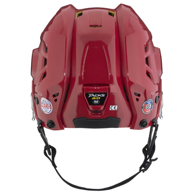 CCM Hockey Protective Gear CCM Tacks 310 Hockey Helmet Senior Red Back