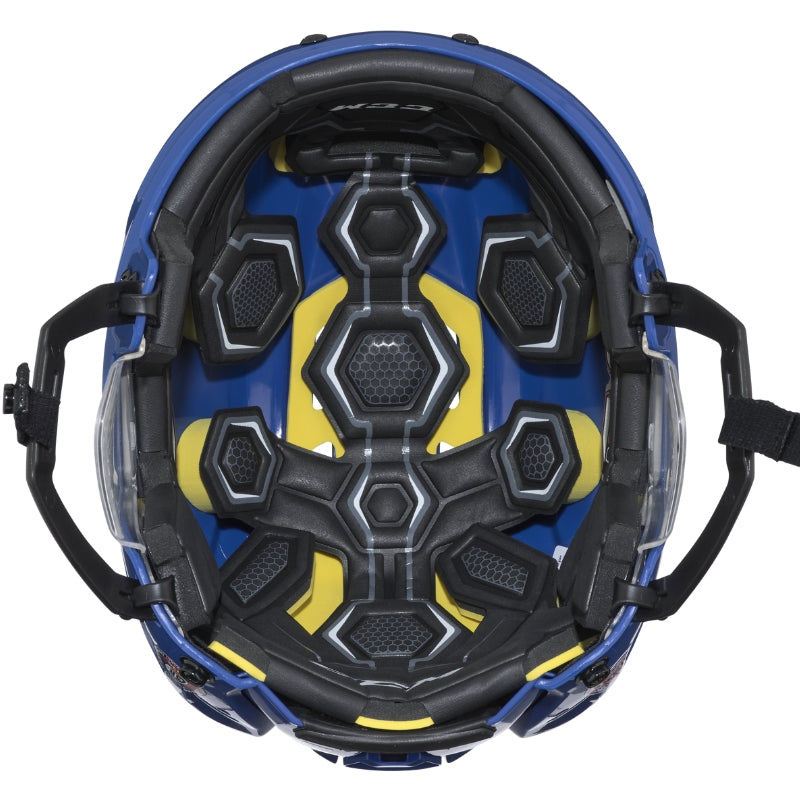 CCM Hockey Protective Gear CCM Tacks 310 Hockey Helmet Senior Royal Inside