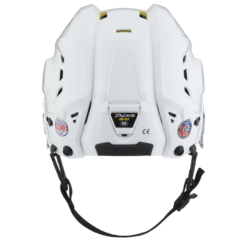 CCM Hockey Protective Gear CCM Tacks 310 Hockey Helmet Senior White Back