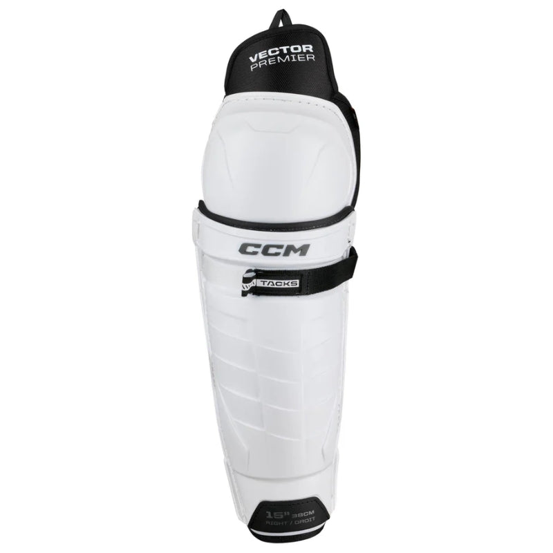 CCM Hockey Protective Gear CCM Tacks Vector Premier Hockey Shin Guards Junior 2026