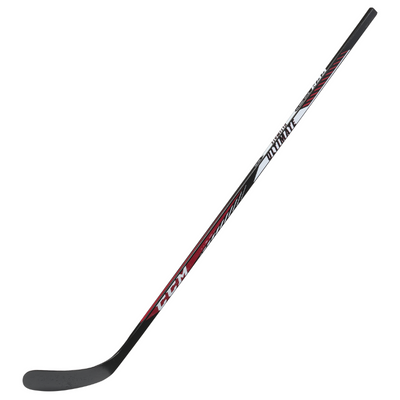 CCM Hockey Sticks CCM HSULT Ultimate Wood (2018) Senior Black/Red/White diagonal side with blade pointing left