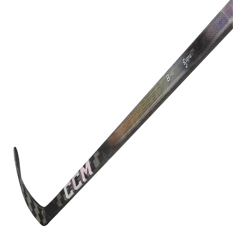 CCM Hockey Sticks CCM JetSpeed FT8 PRO Charcoal Hockey Stick Junior 2025 HSFT8PCC-JR