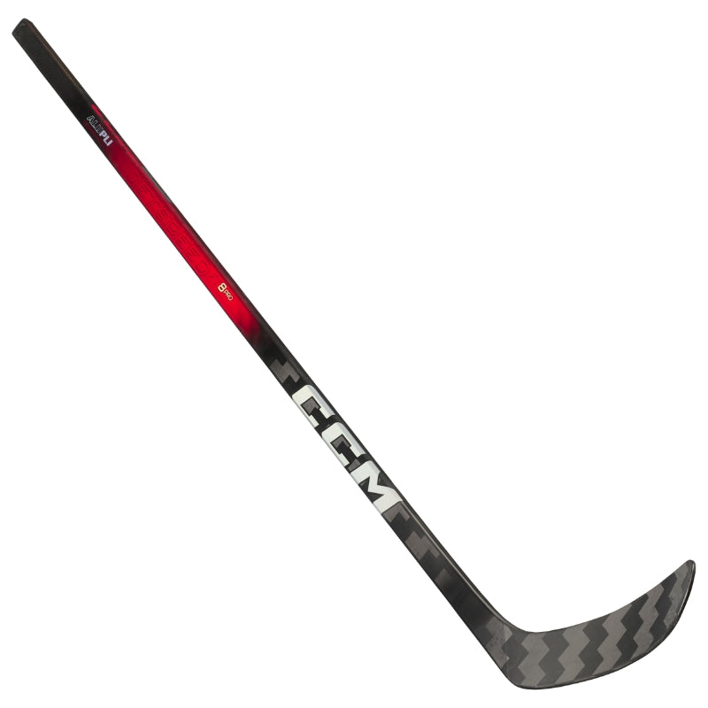 CCM Hockey Sticks CCM JetSpeed FT8 PRO Red Hockey Stick Intermediate 2025 Flex 55 65