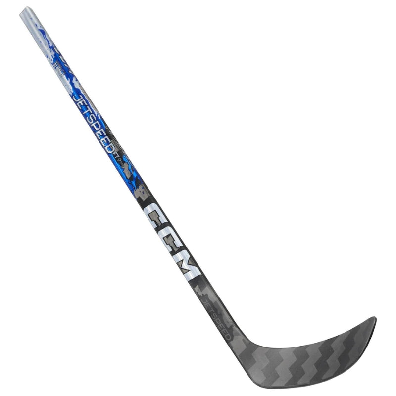 CCM Hockey Sticks CCM JetSpeed FT9 Pro Blue Hockey Stick Youth 2026 Blade Curve P28 P29