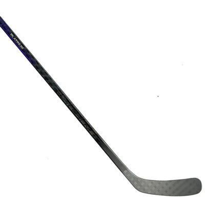 CCM Hockey Sticks CCM Ribcor Platinum Source Exclusive (2024) Junior Black/Gray diagonal side with blade pointing right