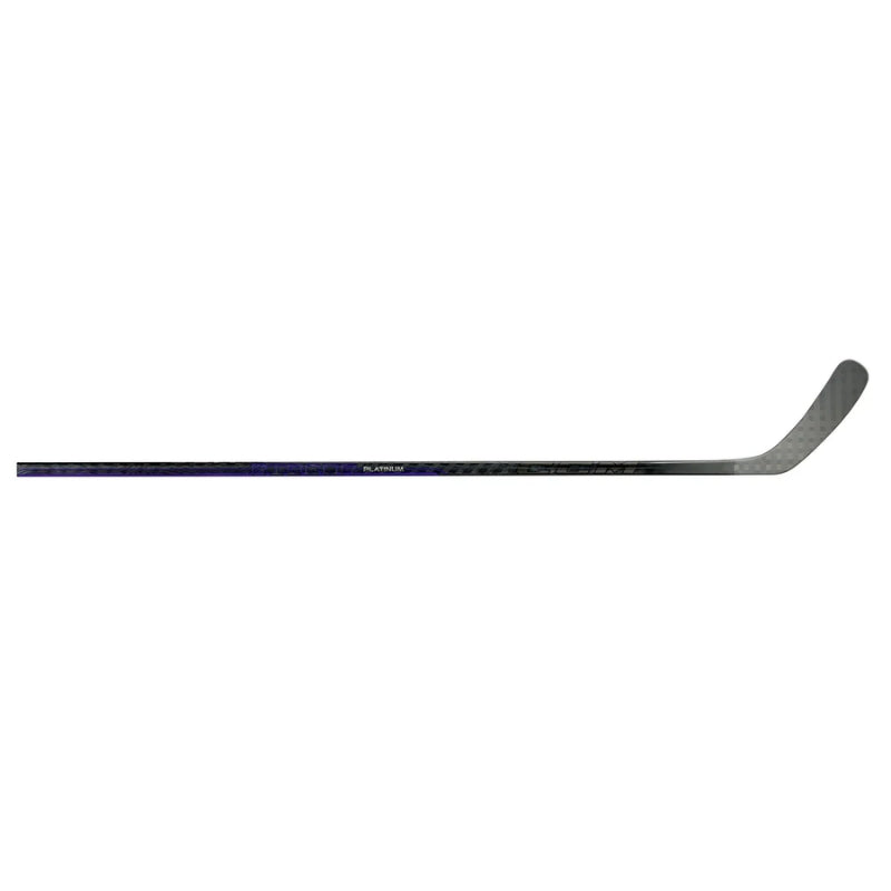 CCM Hockey Sticks CCM Ribcor Platinum Source Exclusive (2024) Junior Black/Gray horizontal side with blade pointing to the upper-right