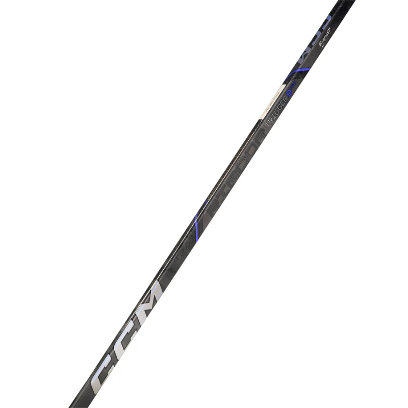 CCM Hockey Sticks CCM Ribcor Trigger 9 Pro (2024) Senior Black/Gray close-up of diagonal shaft