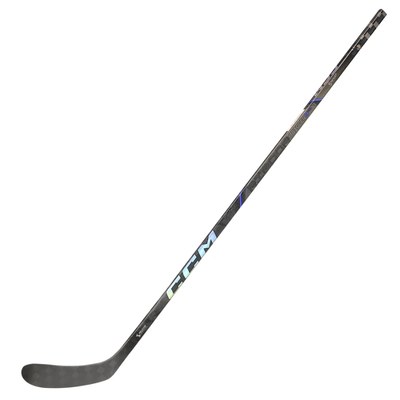CCM Hockey Sticks CCM Ribcor Trigger 9 Pro (2024) Senior Black/Gray diagonal side with blade pointing left