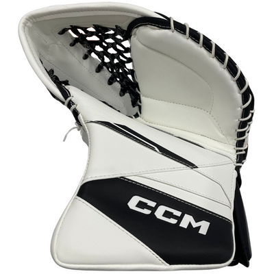 CCM Ice Hockey Goalie Catchers CCM Axis 2.9 Source Exclusive (2022) Senior White/White/Black/Black palm