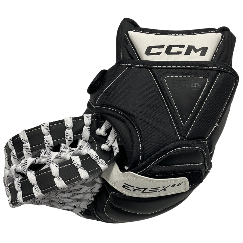 CCM Ice Hockey Goalie Catchers CCM Eflex 6.5 Regular (Source Exclusive) (2023) Junior White/Black back