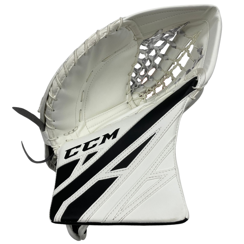 CCM Ice Hockey Goalie Catchers CCM Extreme Flex E4.5 (2019) Senior White/Black palm