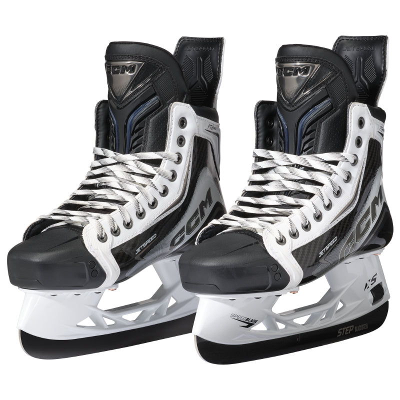 CCM Ice Skates CCM JetSpeed FT8 Pro White Edition Hockey Skates Senior S25