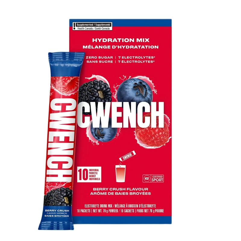CWENCH Sports Drinks CWENCH Berry Crush Hydration Mix Box 10ct