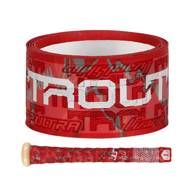 Lizard Skins MLB Wrap 1.1mm Bat Grip - Mike Trout - Ruby