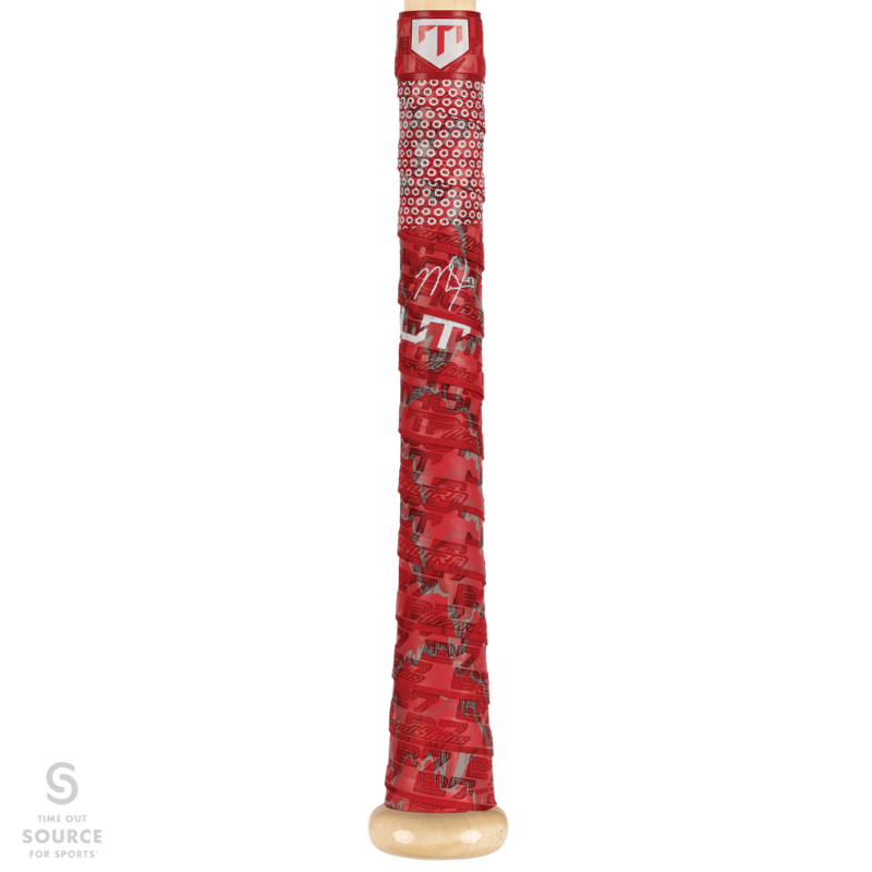 Lizard Skins MLB Wrap 1.1mm Bat Grip - Mike Trout - Ruby